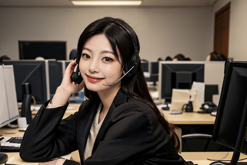 服務業女性客服人物肖像攝影圖 捕捉專業與溫度并存的服務瞬間